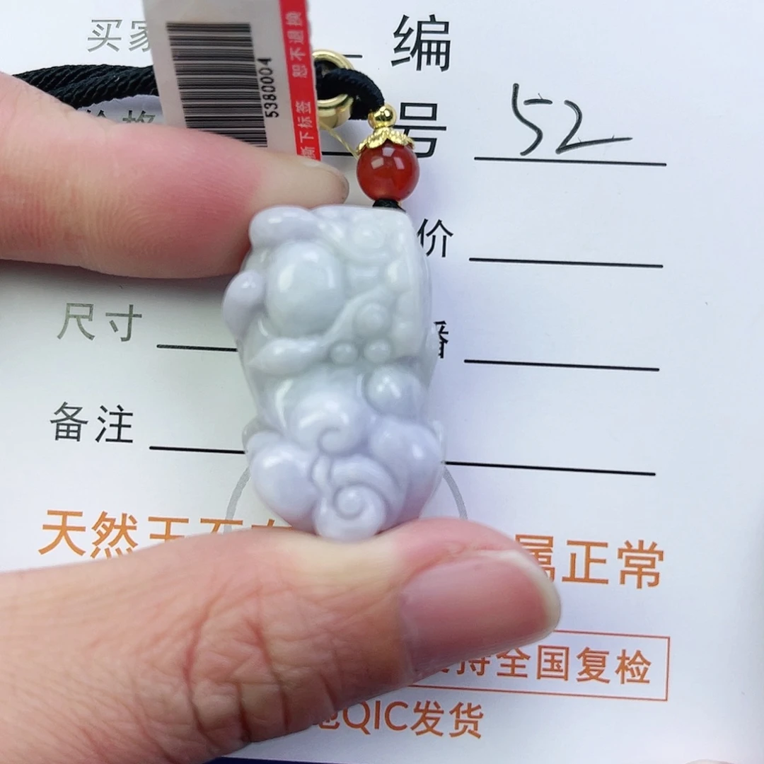 翡翠颈饰未镶嵌貔貅