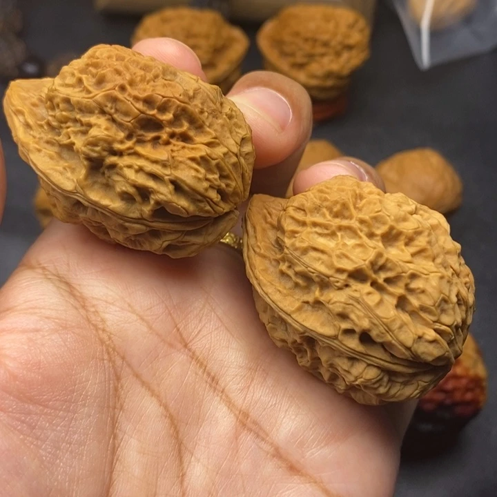 把件文玩核桃38尺鸭嘴兽金蟾