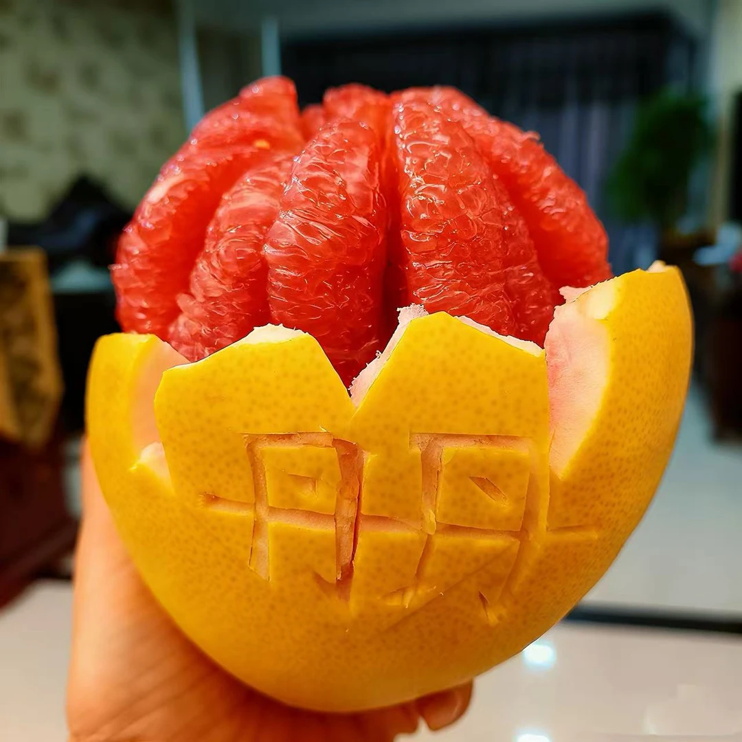 《丹选》 三红蜜柚 4.5-13.5斤左右 发2-6颗 顺丰包邮