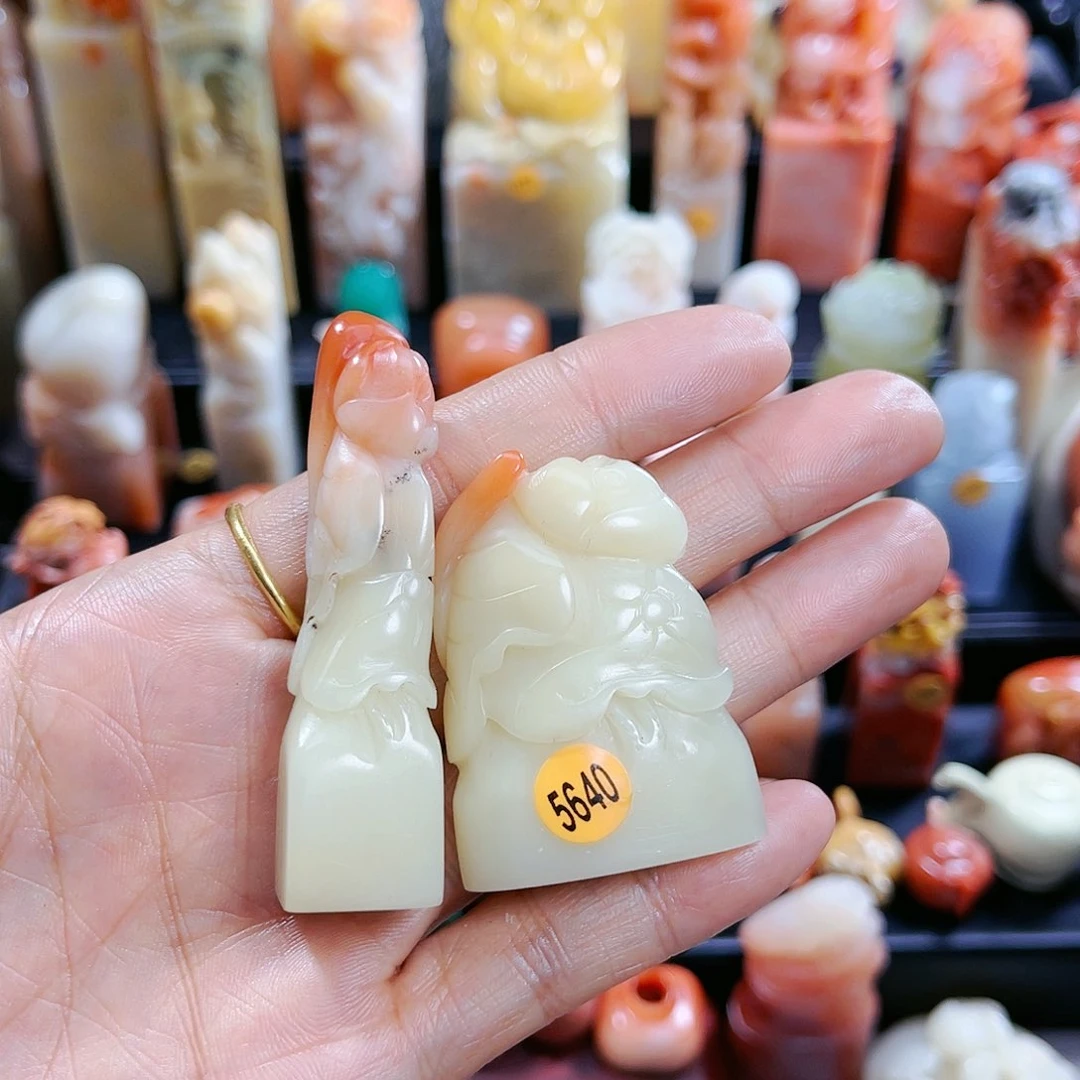 昌化石印石虎*5640包邮包刻