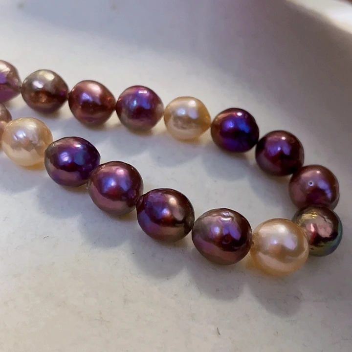 淡水珍珠手链银S925镶嵌