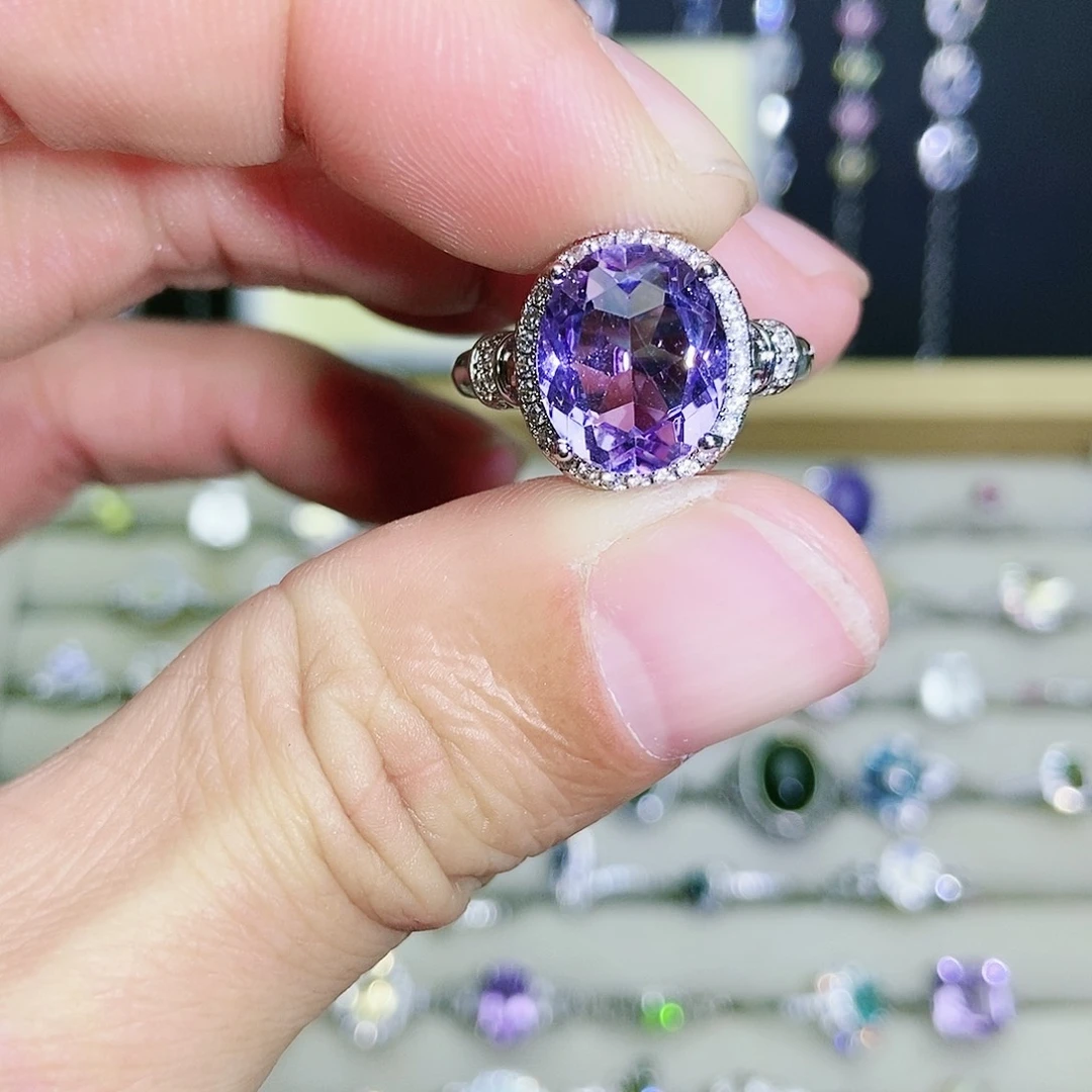 【闪购商品】未镶嵌戒指紫晶