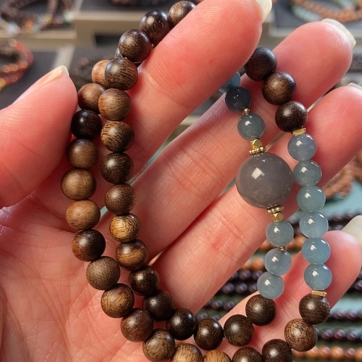 沉香手串0.6红土沉香手串