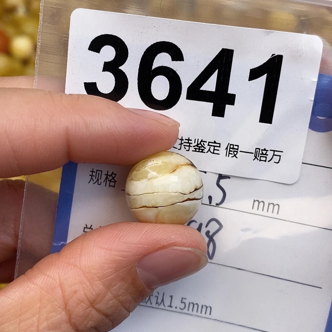 蜜蜡未镶嵌珠宝奇石15.5