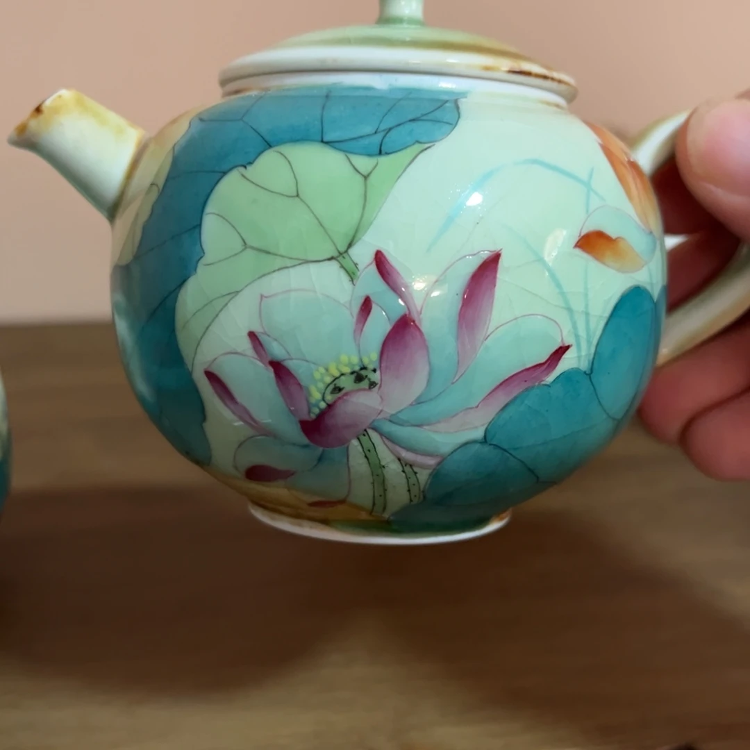 柴烧手工手绘陶瓷