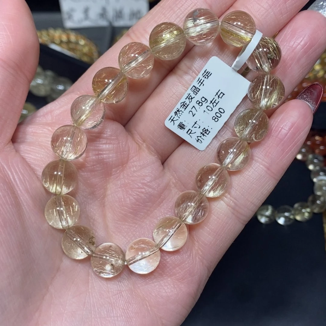 水晶手链未镶嵌大**大青