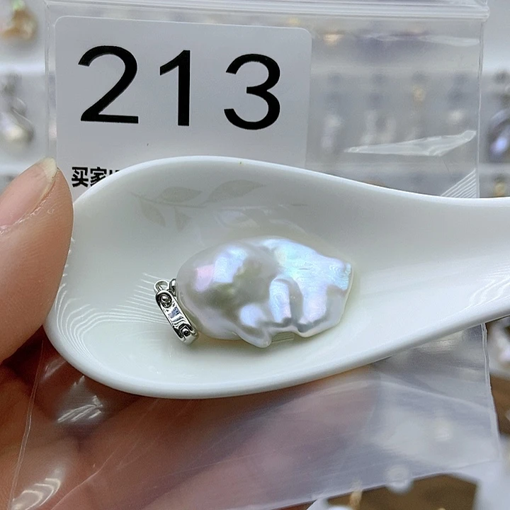 淡水珍珠颈饰银S925镶嵌