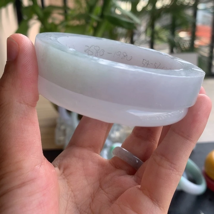 定制翡翠未镶嵌手镯54-57贵妃