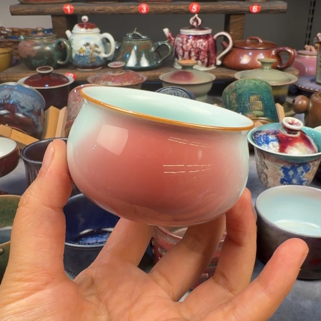 瓷片钧瓷单杯钧瓷单杯钧瓷单杯