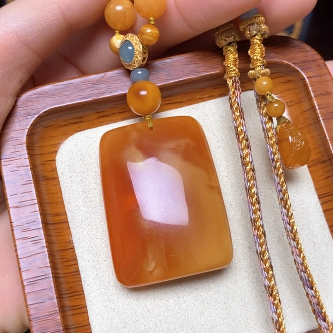 【闪购商品】蜜蜡颈饰未镶嵌项链