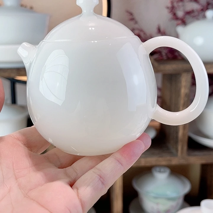 龙蛋壶璞玉釉烧180-11112111