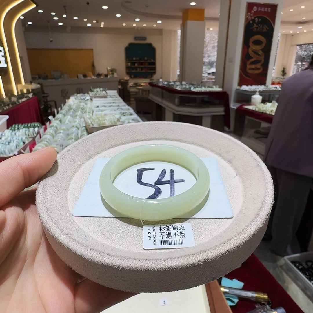 和田玉未镶嵌手镯13