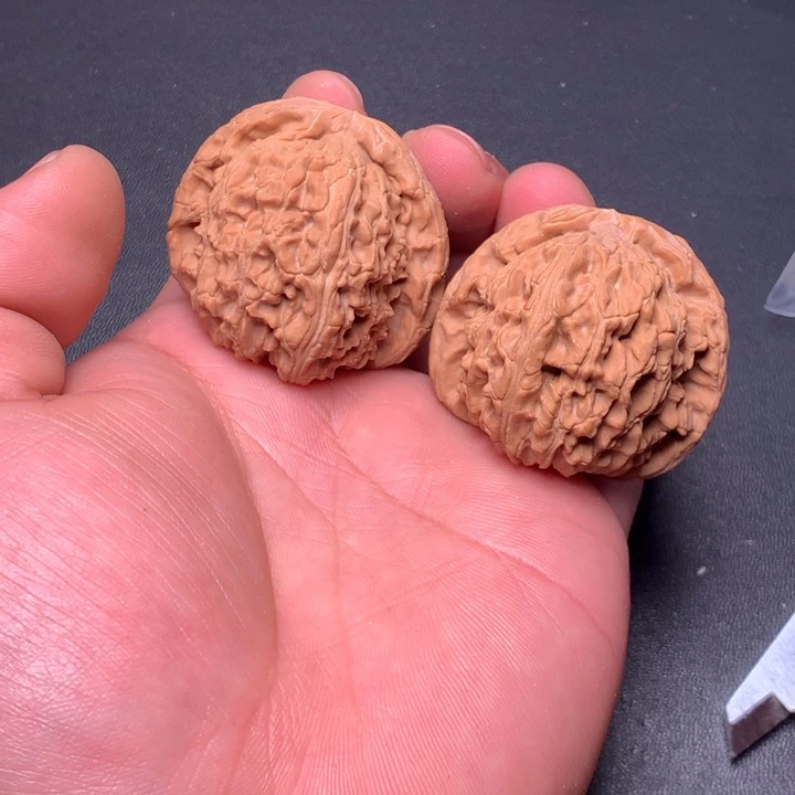 文玩核桃把件42白狮子86