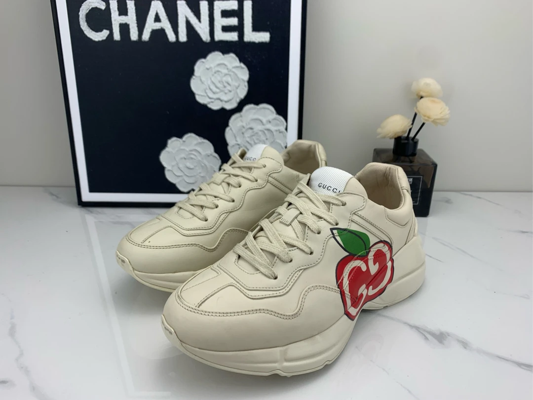 99新 GUCCI/古驰 Gucci古驰 苹果老爹鞋 37码/98新/jm00254