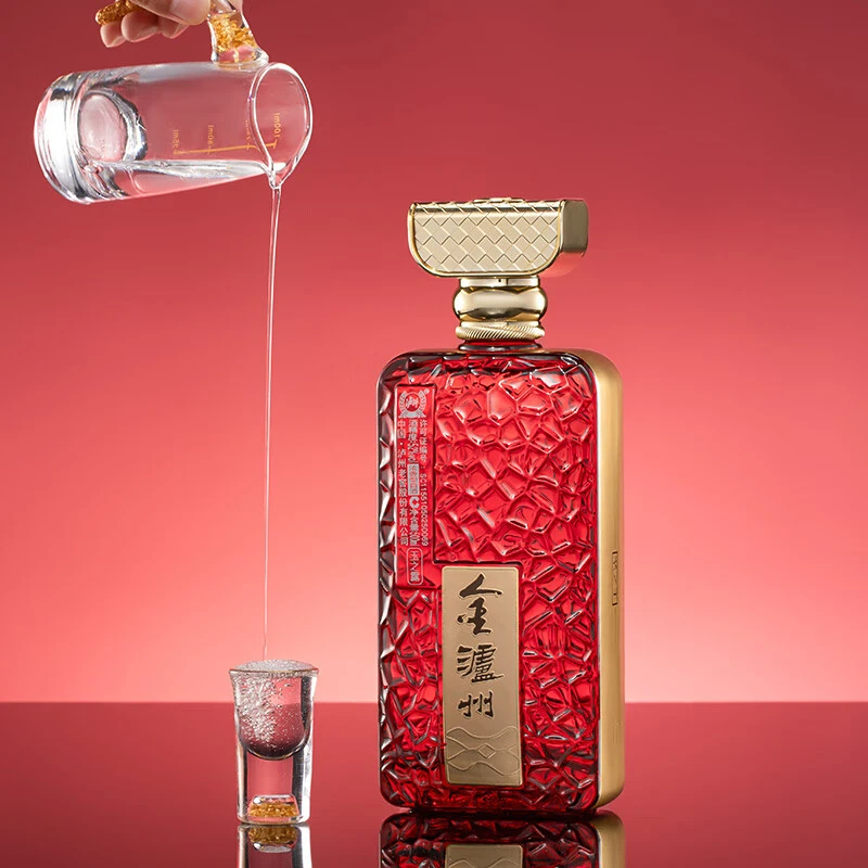 LUZHOU/泸州金泸州玉之露红浓香型52度白酒52度500ml