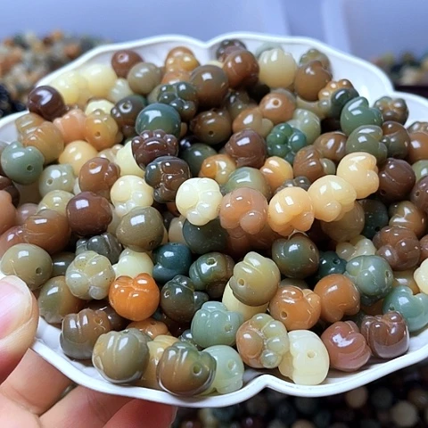 吊坠白玉菩提白玉菩提12精品猫抓10颗卡灯牌宠10颗