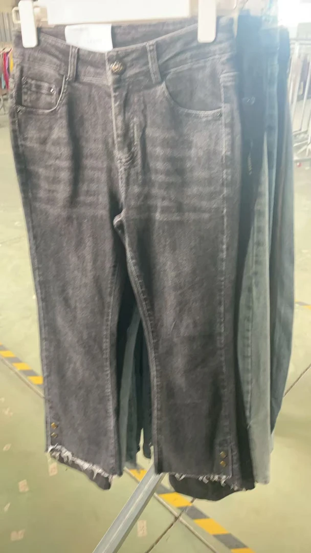 15（1401-1500）【直播间内下单】牛仔裤做旧时尚短裤印花微弹力