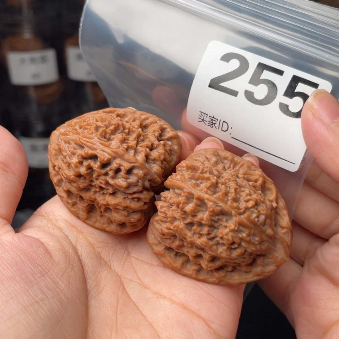 把件文玩核桃39三角将
