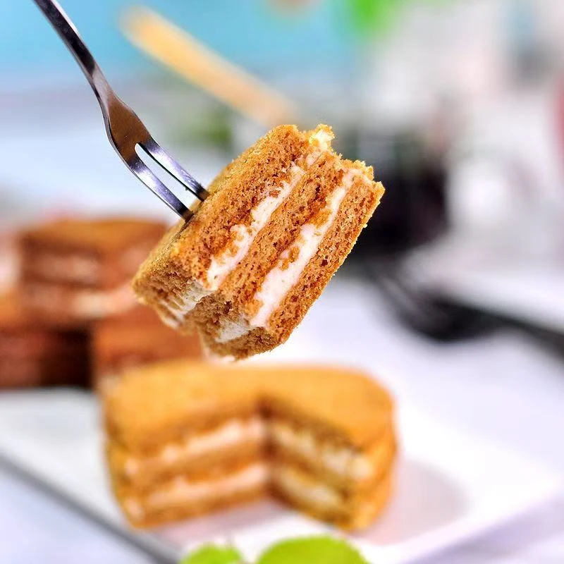 【65gx12枚】俄式小提拉米苏零反式脂肪酸蜜蜂奶油蛋糕