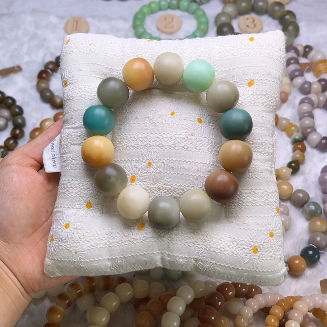 L***️菩提根/象牙果吊坠莫奈色盘575干磨微瑕卡20微中瑕