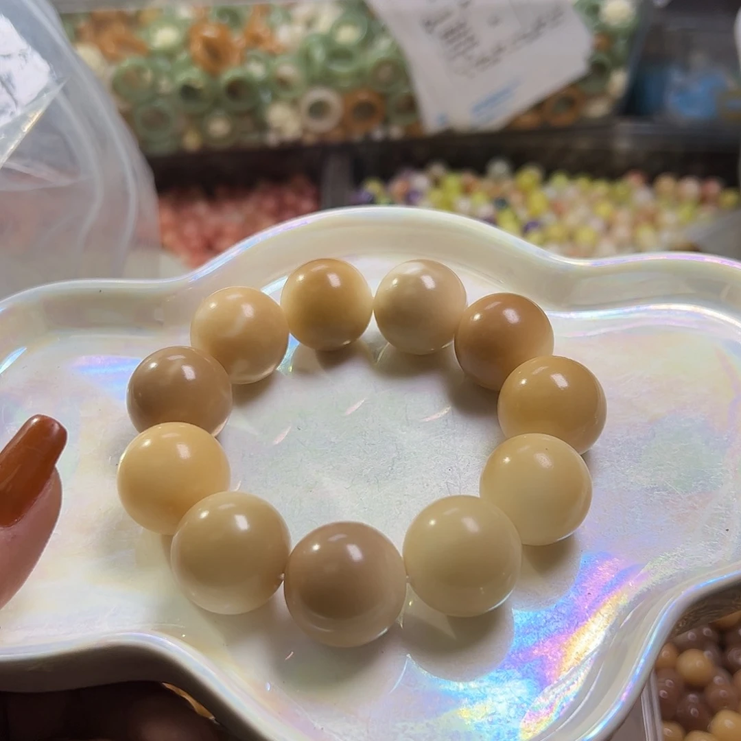 菩提根/象牙果吊坠瑕疵21干磨粉圆12颗