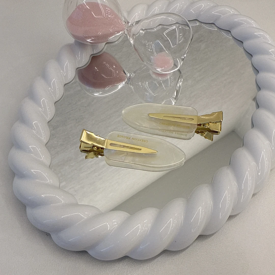 NONO在韩INS风鸭嘴夹原创设计日韩瑞丽风女发夹夹子刘海夹 NO退