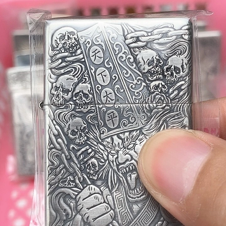 老**烤黑白定制银黄铜时刻经雕工艺品