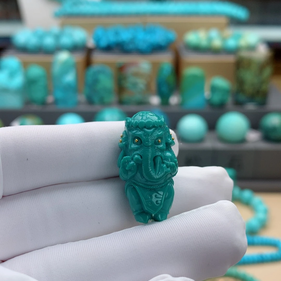 未镶嵌绿松石挂件