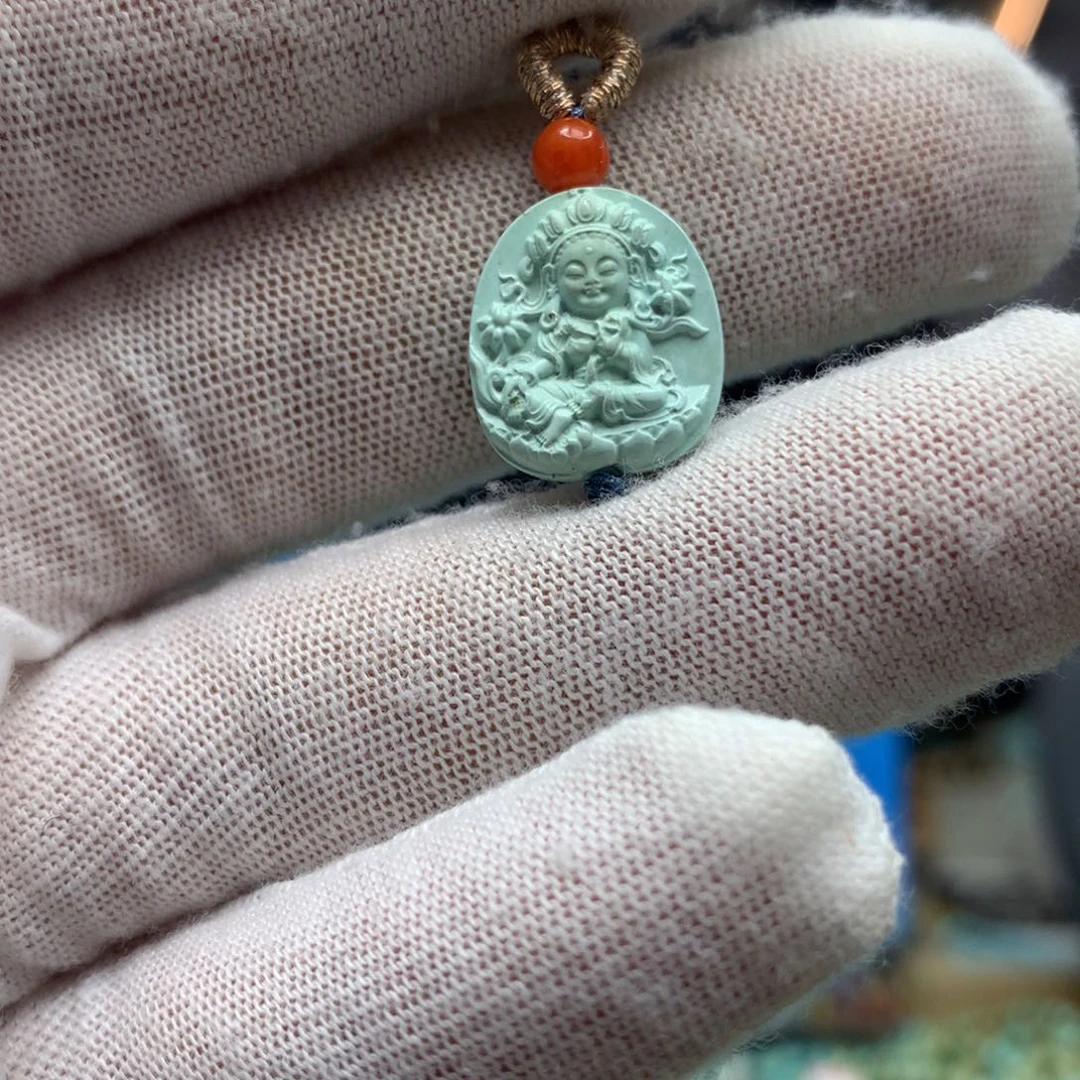 绿松石挂件未镶嵌