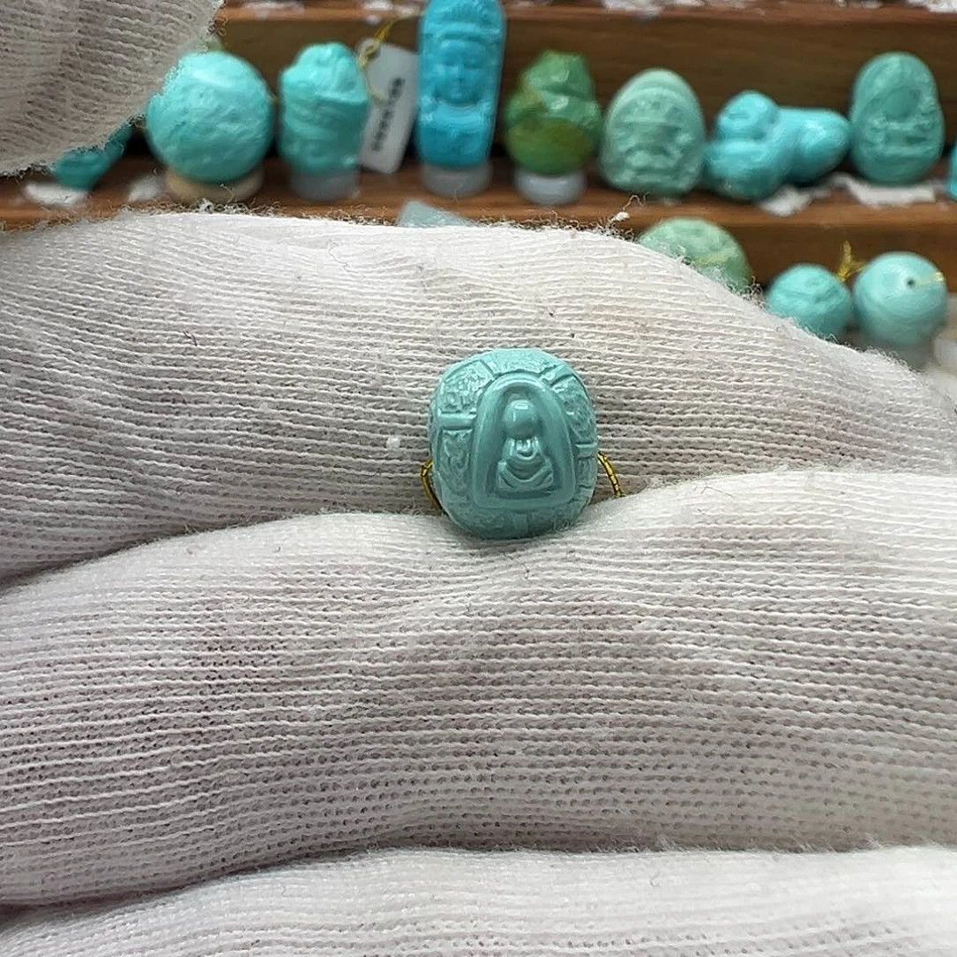 绿松石无相佛珠 未镶嵌