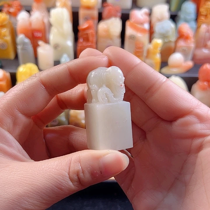 老挝石印石闲*2厘米，大象