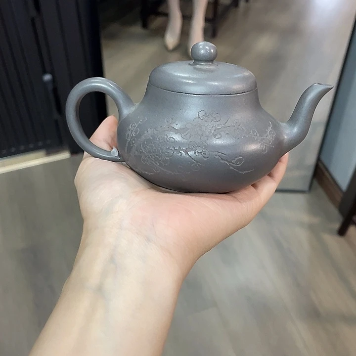 茶壶紫砂全手工打造