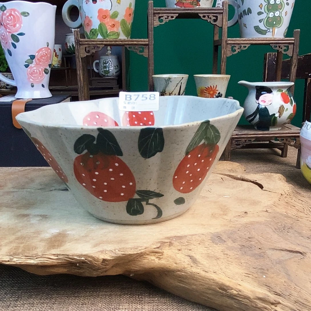 高温釉下手绘陶瓷758