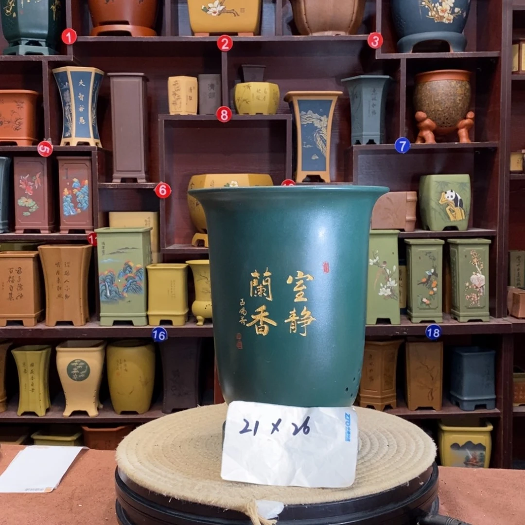 紫砂花盆紫砂花盆
