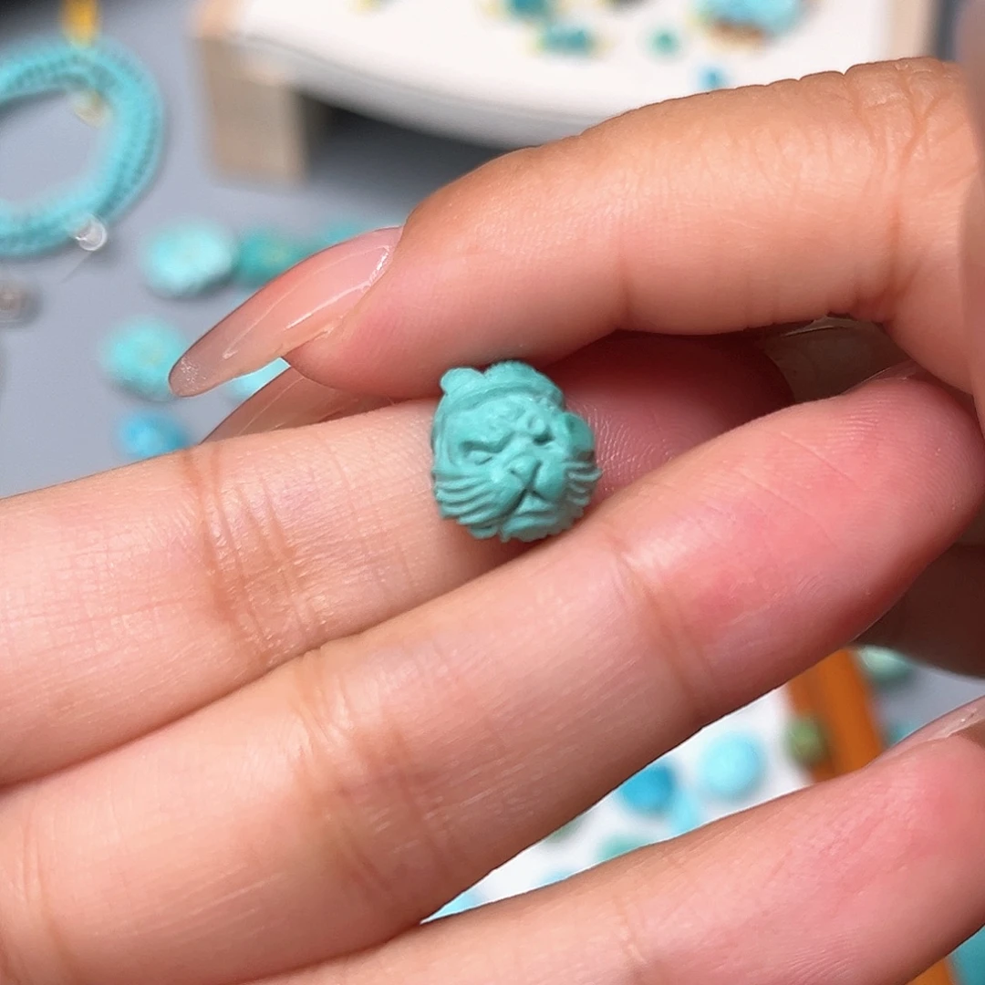 未镶嵌绿松石珠宝半成品