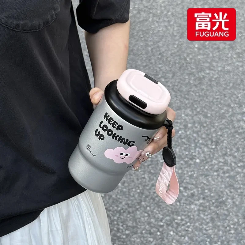 富光保温杯女高颜值咖啡杯学生水杯新款节日生日礼物车载随行杯