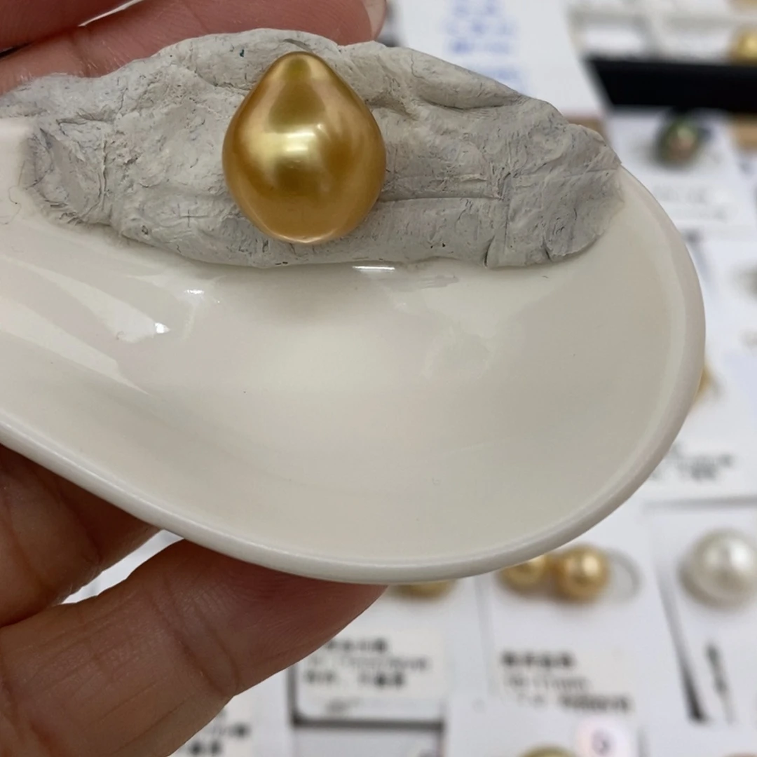海水珍珠裸珠未镶嵌12.8