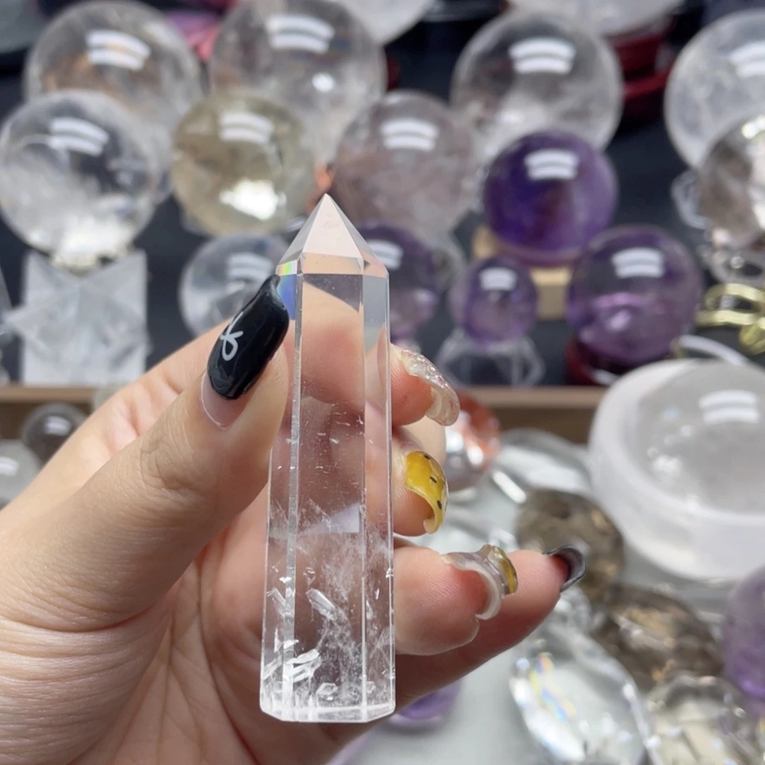 呆***狼水晶珠宝半成品未镶嵌