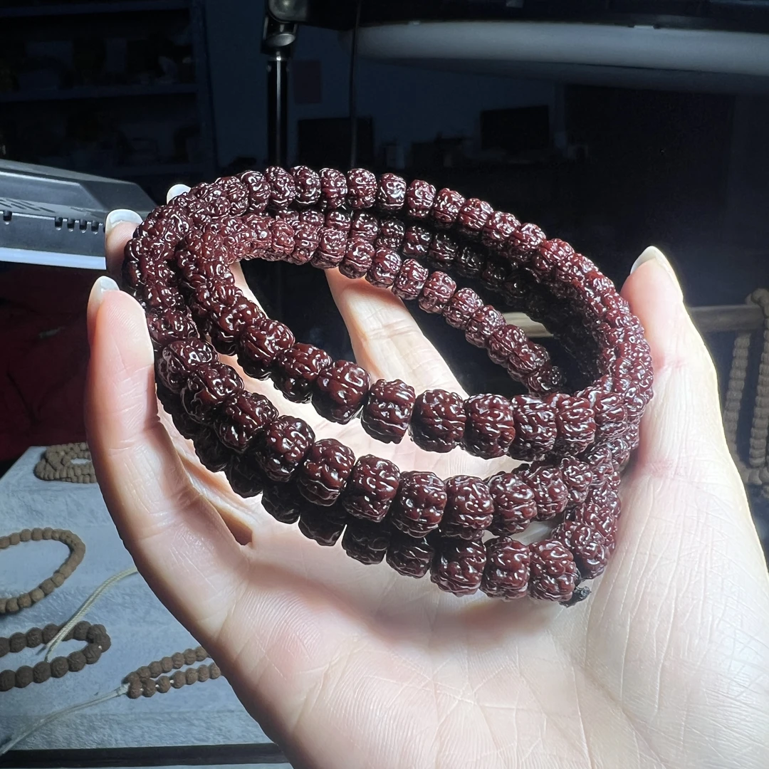 【三】毕业机刷玉化一代盘龙长串脖挂8-10mm左右