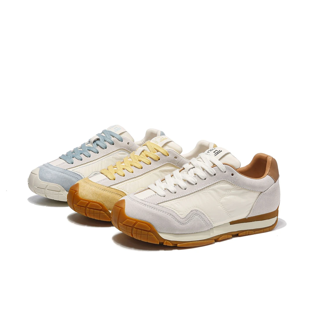 韩国现代HYUNDAI撞色厚底阿甘鞋女款休闲鞋百搭板鞋德训鞋 25536