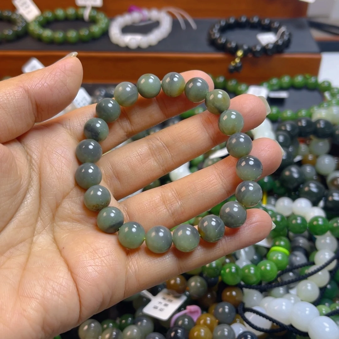 和田玉未镶嵌手链