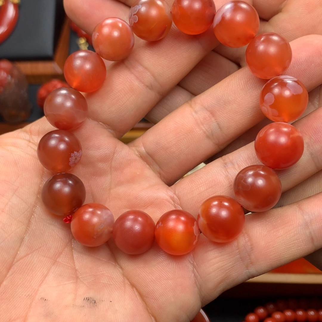 南红玛瑙未镶嵌珠子