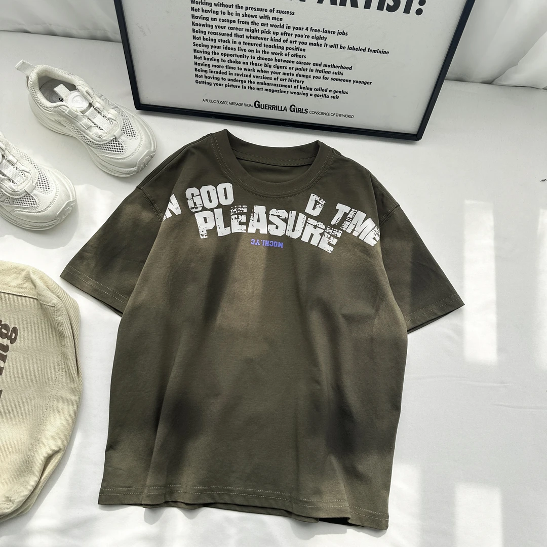 若大王时尚百搭童装圆领童装短袖T恤 JM5075