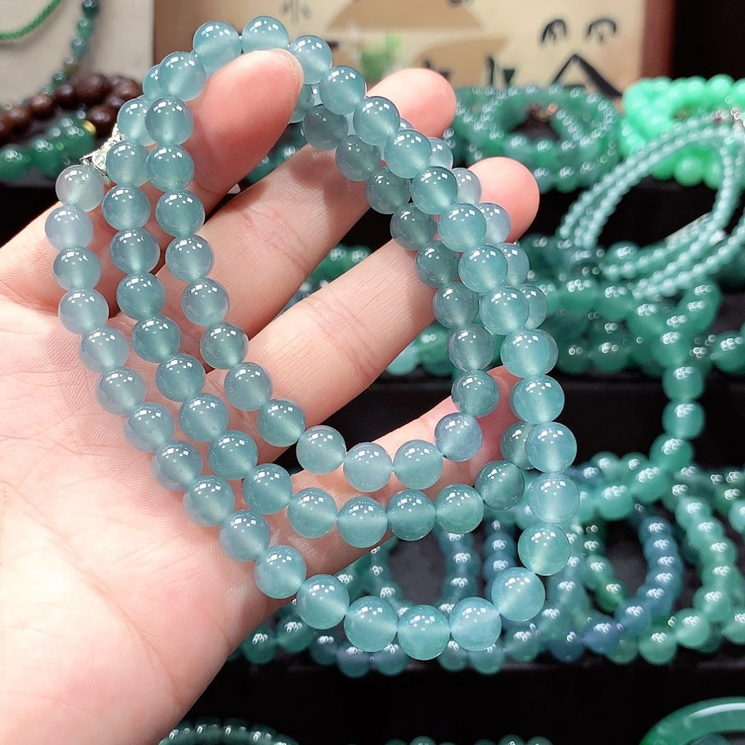 未镶嵌手链翡翠卡8