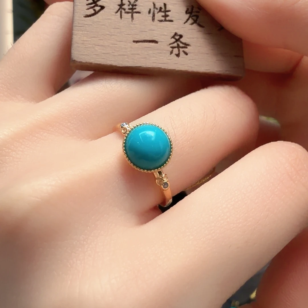 绿松石银S925镶嵌颈饰