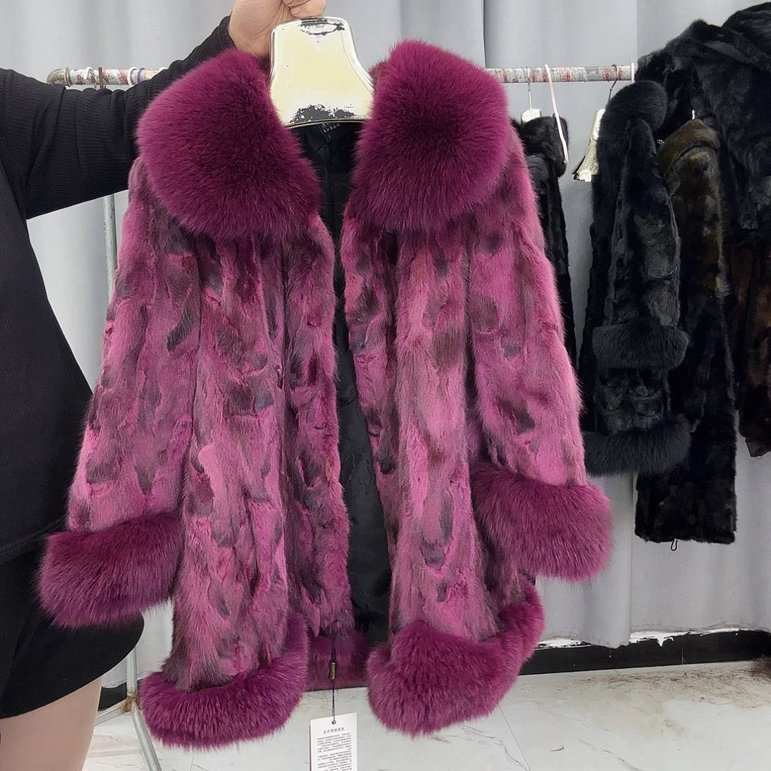 水貂拼貂真皮真毛