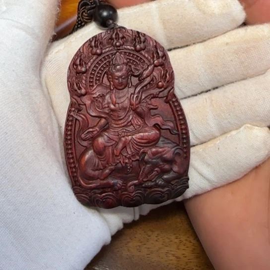 檀香紫檀（小叶紫檀）阿*全陈化老料把件