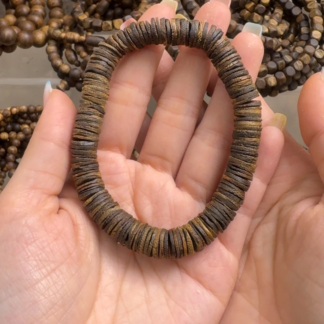 沉香手串奇楠沉香沉水片珠
