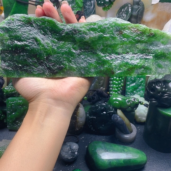 未镶嵌和田玉珠宝半成品