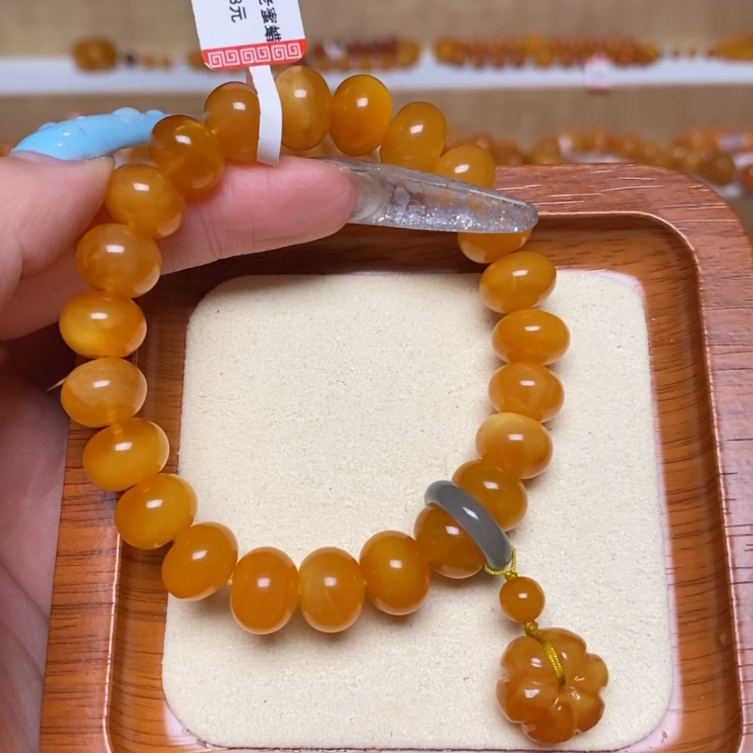 【闪购商品】未镶嵌蜜蜡手链手串